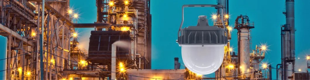 LED Explosion Proof Light Atex Certified High Bay Area Hanging Wall Mounted Zone 1 Zone 2 LNG Gas Station Oil Industry