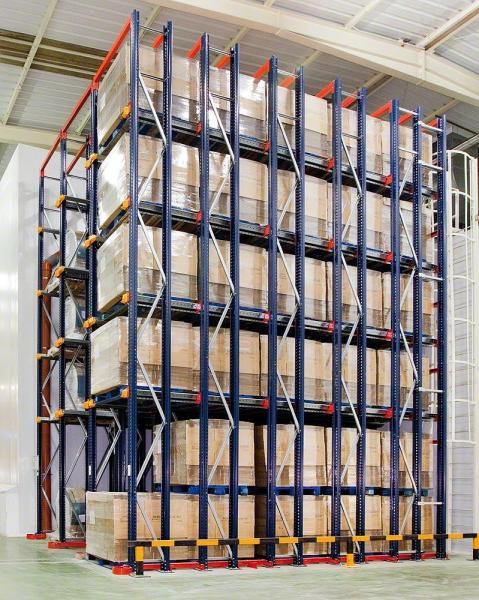 Heavy Duty Beam Shelving Rack / Warehouse Storage Selective Pallet Racking