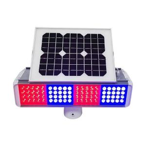 Quality LED Solar Traffic Lights Blinking Solar Traffic Warning Light for sale