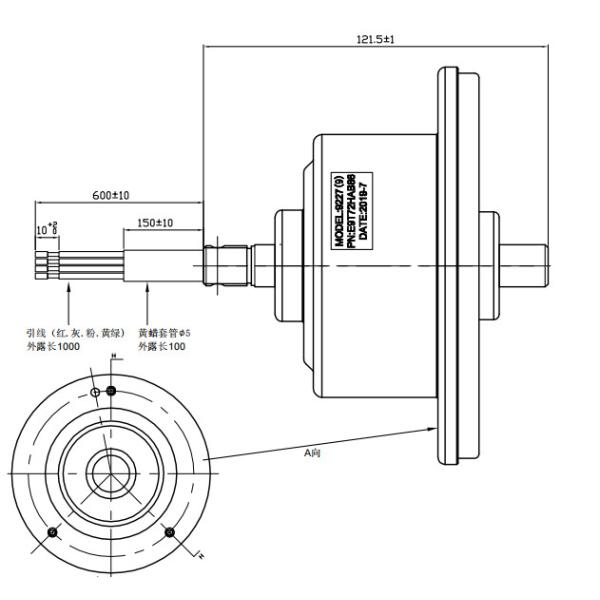 120V 40W Ceiling Fan Motors / Brushless DC Motor FG Signal With Remote Controller