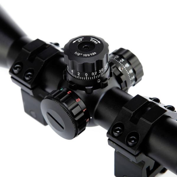 Tactical Rangefinder Illuminated Hunting Scope 340mm Length Rail Mounting