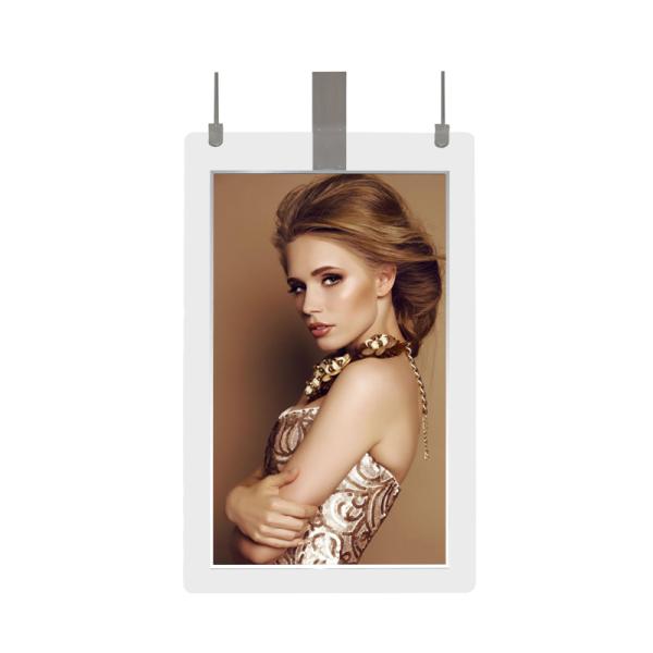 Indoor Full HD Ceiling Mount Double Sides Android LCD Advertising Display with Cloud CMS