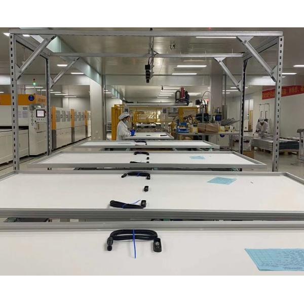 9BB 450W PV Ground Mounted Solar Panels With Tracking Capabilities Half Cut