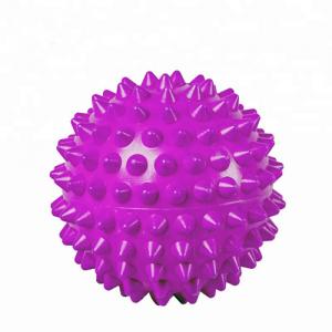 Quality Purple PVC Spiky Exercise Ball Massage Trigger Point Hand Exercise Pain Relieve for sale