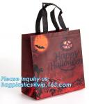 Halloween All Hallow Cheap promotional colorful ultrasonic 90g non woven bag/eco