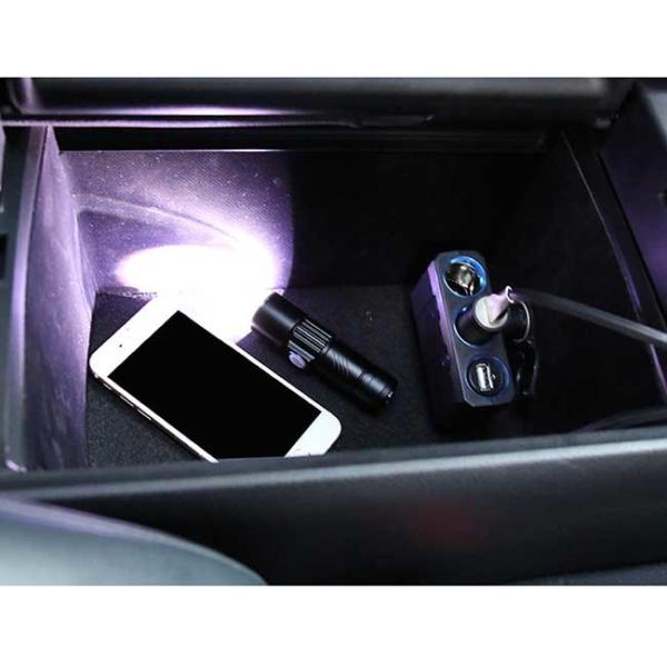 Zoomable Rechargeable LED Flashlight Magnetic Pocket Flashlight Usb Charge Torch