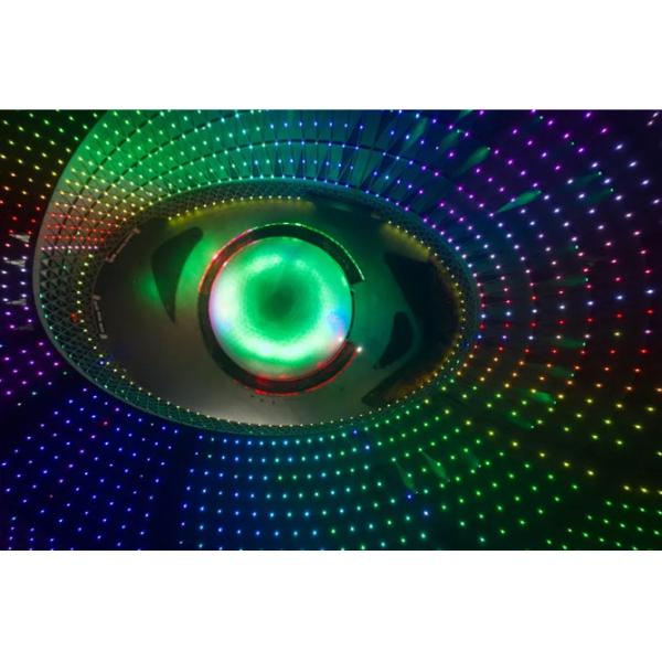 160° Light Angle SMD 5050 LED Mesh Screen for Permanent Customized Outdoor Advertising