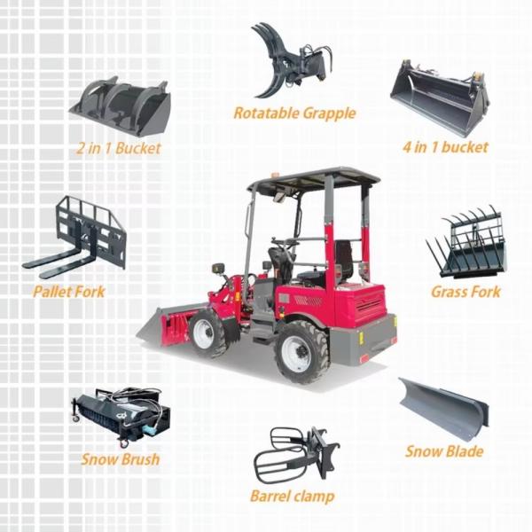 JWE604 Loader Machine Brand Multi Function Small Electric Loader