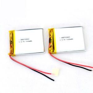 1100mAh 3.7V Lithium Ion Polymer Battery Rechargeable 703443 Model