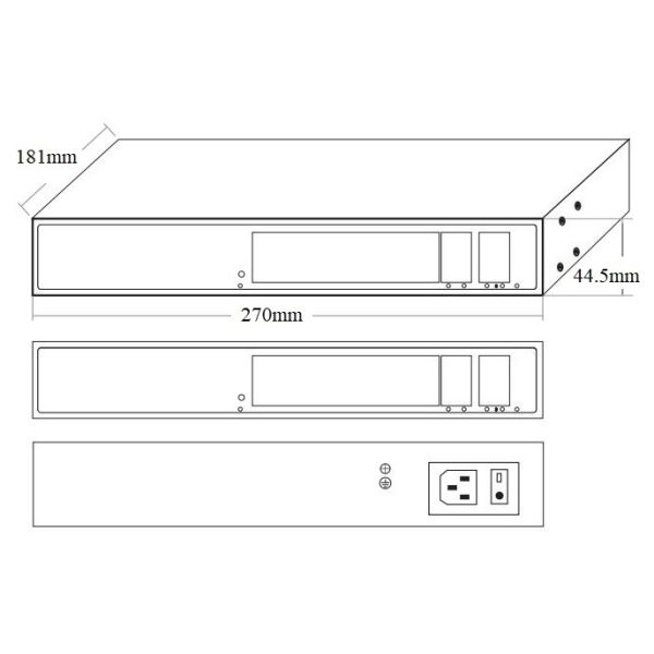 16 Port 10G Uplink Managed Ethernet Switch With L3 Network Management