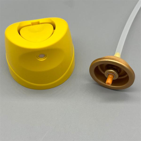 Universal 360° Fragrance Release Valve, Continuous Air Freshener Dispenser Valve for Toilets & Offices, 1" Cap, Low Vapor Rate