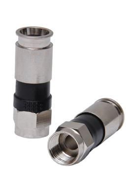 Buy F Type Male Bulkhead Coaxial Cable Connectors 75 Ohm / Video Connectors at wholesale prices