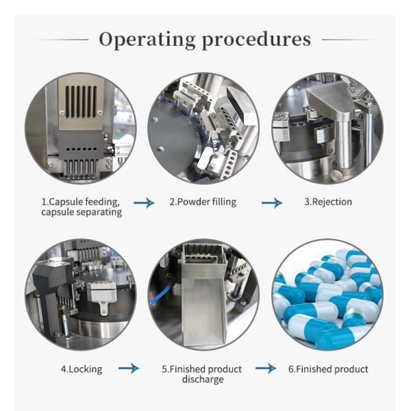 Automatic Pharmacy Herbal Capsule Filling Encapsulation Machine 380V / 220V 50HZ