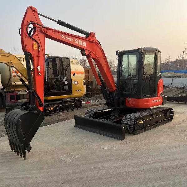 Used 6 Ton Kubota Crawler Excavator Kx165 Second Hand 0.24m3 Bucket Capacity Digger