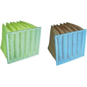 Medium Efficiency F5 - F9 Pocket Air Filter Synthetic Fiber Material