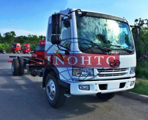 8 - 12 Tons Cargo Transport Truck 6 Wheelers Truck Chassis For Refitting Cargo / Tank Truck