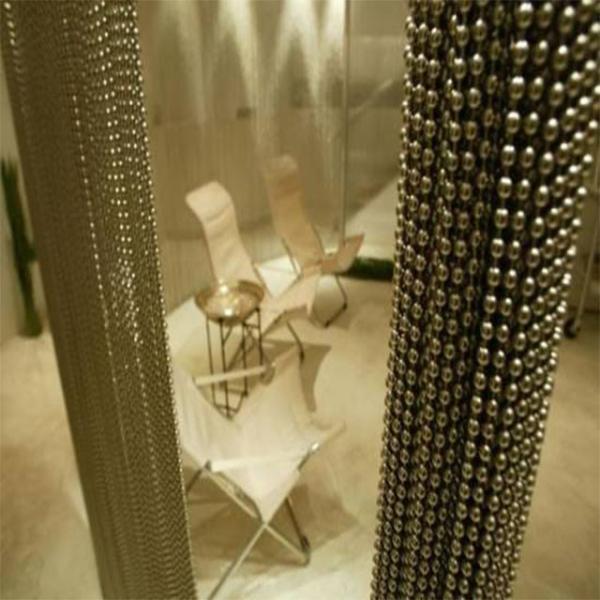 Metal Bead Curtain Metal ball Chain Curtain For Room Divider