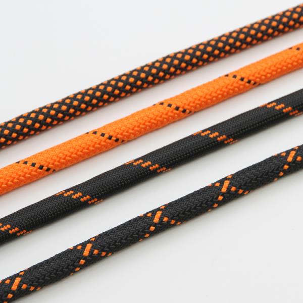 Tent Reflective Braided Rope Leash Dog Lead Colorful Round Draw Cords Hoodie String Rope 10mm