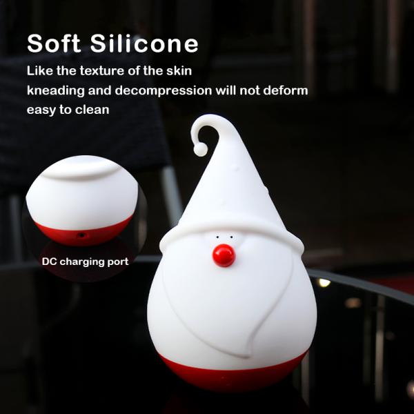 Custom Logo OEM Christmas Snowman LED Night Light Lamp with 30000 Hours Lifespan