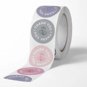 Quality Bespoke Circle Label Sticker Packaging Custom Die Cut Vinyl Stickers Printing Bronzing for sale