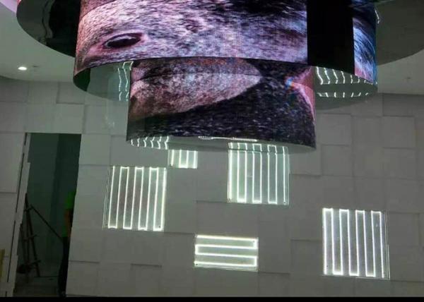 Ultra Thin Super Light HD P4 Flexible Soft LED Display Video Wall Screens For Advertising Stage