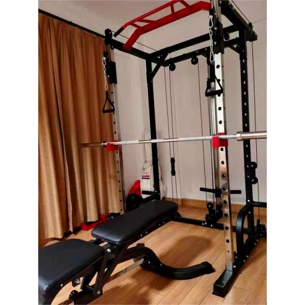 2026 Smith Power Rack Gym Strength Training Equipment Integrated Weightlifting Cage For Full Body Workout Exercise