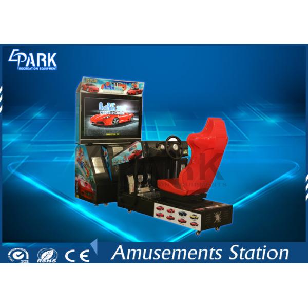 42 Inch Outrun Car Racing Game Machine With Colorful LED Screen For Adults
