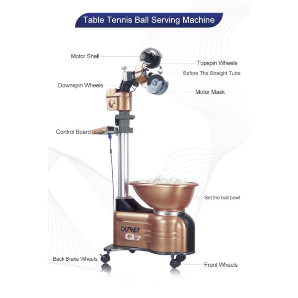 Multifunction Automatic Feeding Ping Pong Robot Trainer