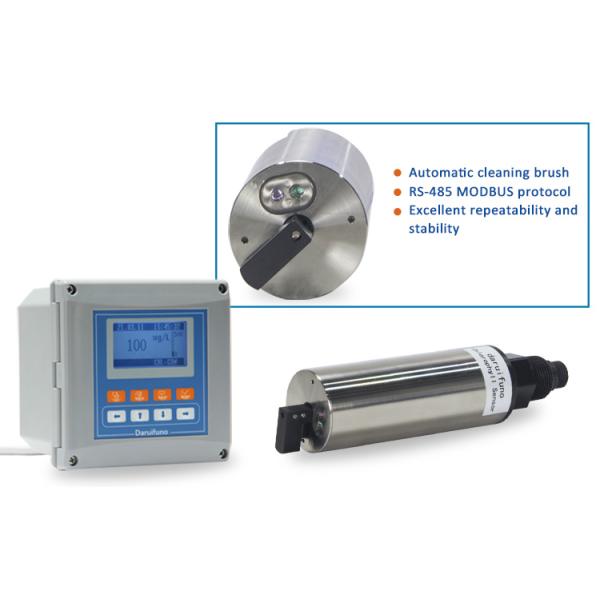 IP68 Automatic Cleaning Optical Chlorophyll Sensor For Waterworks