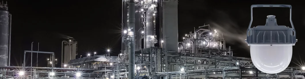 LED Explosion Proof Light Atex Certified High Bay Area Hanging Wall Mounted Zone 1 Zone 2 LNG Gas Station Oil Industry
