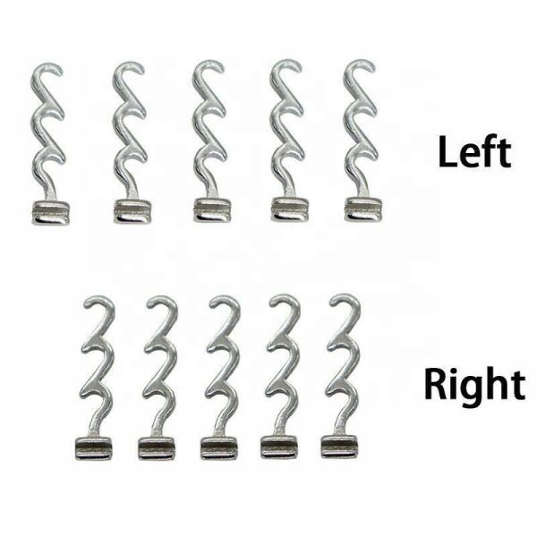 Class II Multi-function Long Left Right Orthodontic Spiral Crimpable Hooks for Precise Orthodontic Control and Adjustment