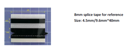 SMS13 Series Guide Alignment Designed 16mm Splicing Tape