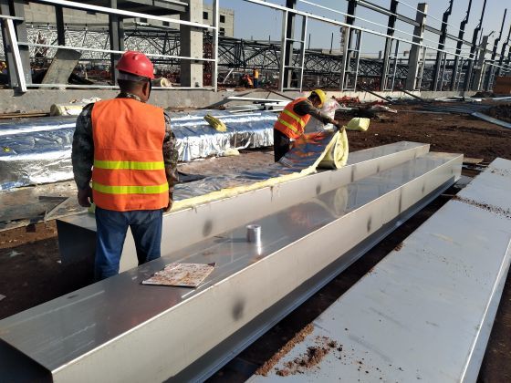 Designed Roof Ventilator Prefabricated Steel Structure Warehouse Workshop