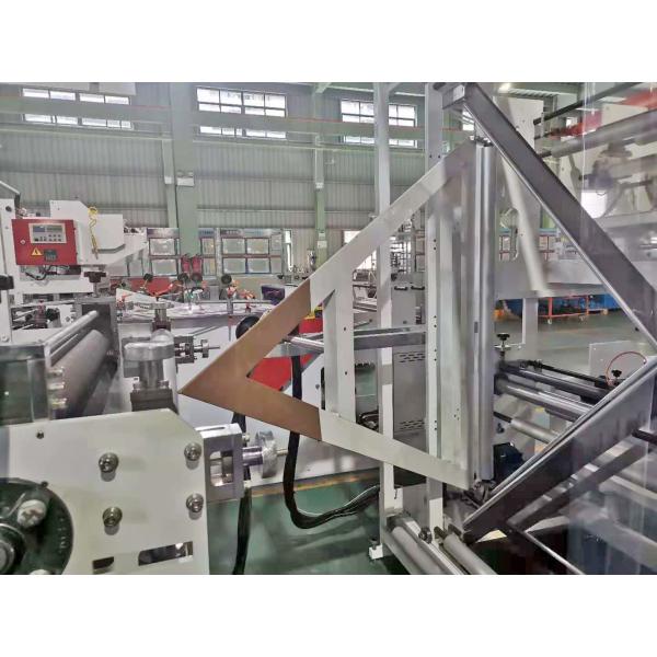 Fruit Packing Laminating Pouch Making Machine , Slider Zipper Pouch Making Machine