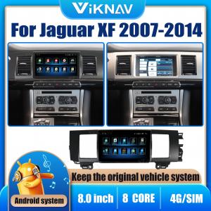 China 8 Inch Touch Screen Head Unit For 2007--2014 Jaguar XF GPS Navigation Multimedia Player Wireless Carplay BT 4G on sale