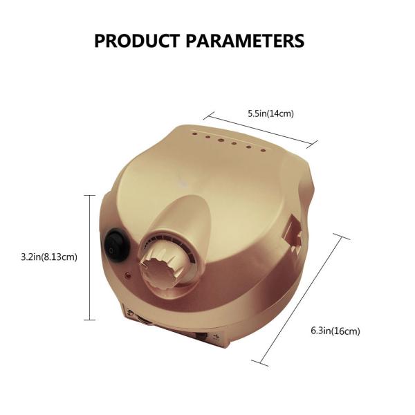 Colorful Electric Nail Drill Machine High Speed Fast Polishing With Head Lock