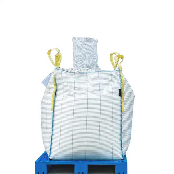 Sand Cement Large Bulk Bag , 2000kg 1 Ton 2 Ton Flat Bottom PP FIBC Bag