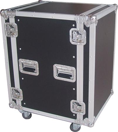 10mm Plywood Rack Flight Case For Heavy Duty Equipment / Mixer Case/Storage/Rack Transport
