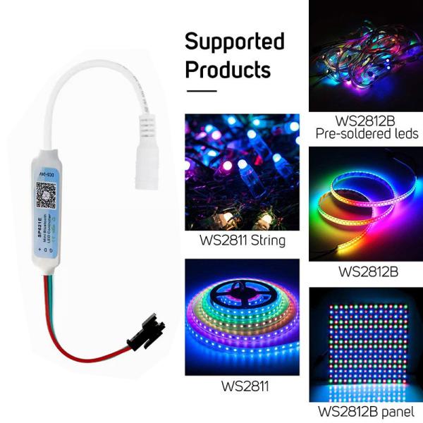 SP621E Mini LED Strip Smart Controller For WS2811 WS2812 WS2813 LED Strip