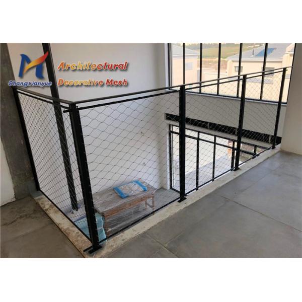 SS316L Stainless Steel Rope Mesh Cable Nets For Animal Enclosures 1.5mm