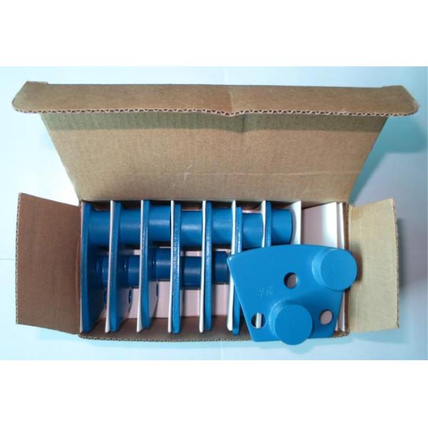 Colorful Concrete Diamond Grinding Pads , Diamond Marble Polishing Pads 0.2KG