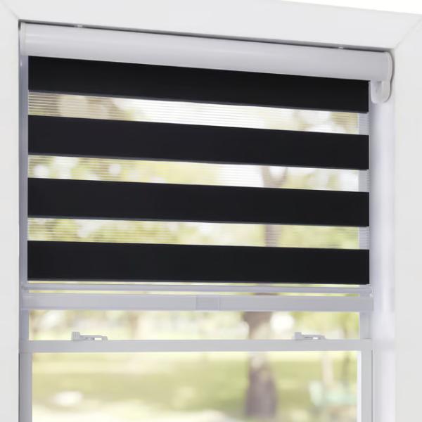 Modern Polyester Fiber Day And Night Material Windows Zebra Blinds Fabric