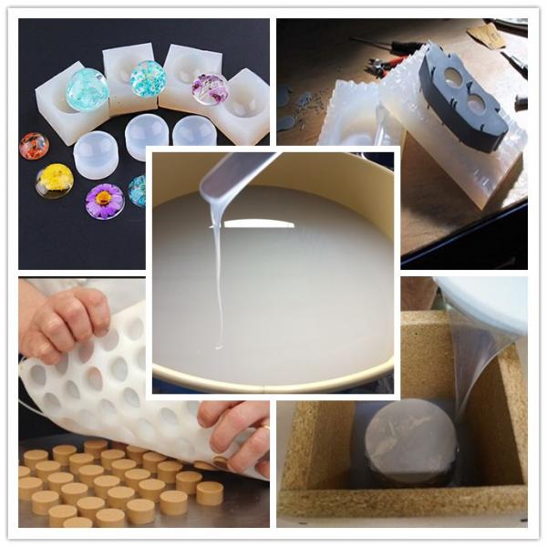 Low Viscosity Two-Part Translucent AB Liquid Platinum Based Addition Cure Silicone Rubber For Making Molds