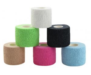 Quality Tear Eab Sports Tape Elastic Cohesive Bandage Able Stretch Sport Reduce Pain 7.5cmx4.5m for sale