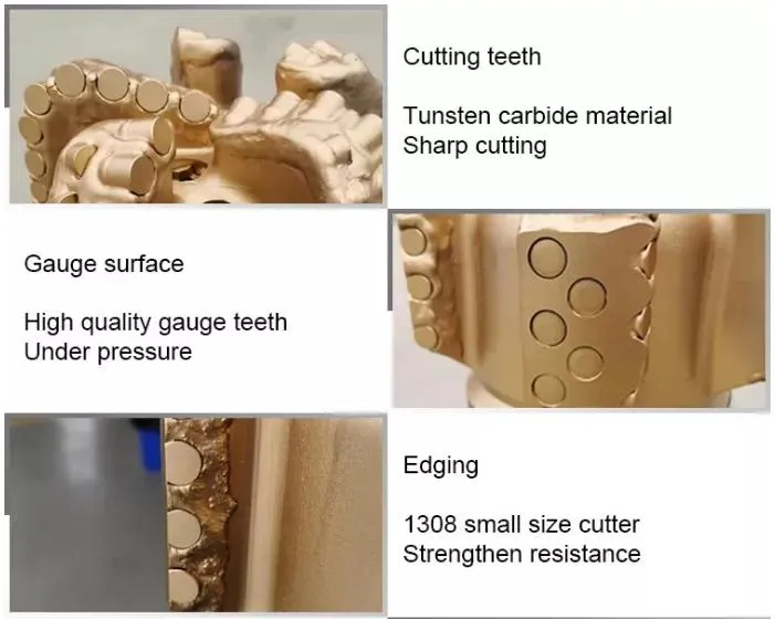 5 Blades Geological Drilling Steel Body PDC Drill Bit for Oil Gas for Well Drilling