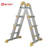 Buy cheap Portable Aluminium Step Ladder PP Feet 4x3 Collapsible Extension Ladder from wholesalers