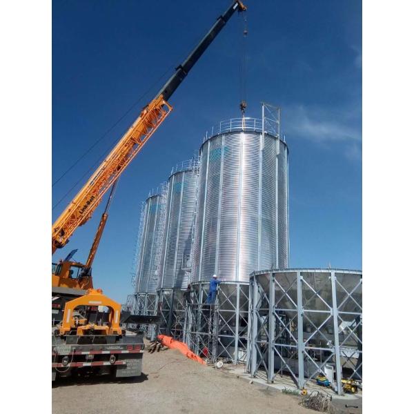 Galvanized Corrugated Bolted Assembly Silo Equipment Grain Storage Silo Bin