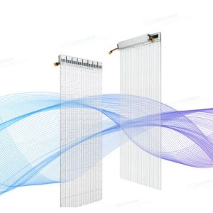 Quality Indoor Adhesive Super Slim Transparent LED Screen Display P10 Flexible for sale