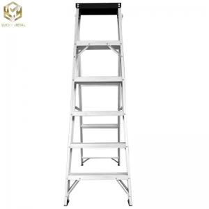 China Step Standing Aluminium Telescopic Ladder Extendable Single Side OEM on sale