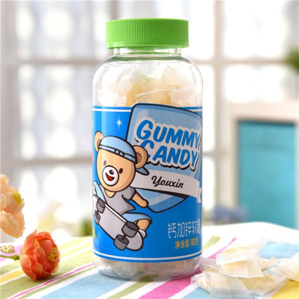 Cute Kids Calcium Gummies , Gelatin Gummy Bears Candy With Calcium And Zinc